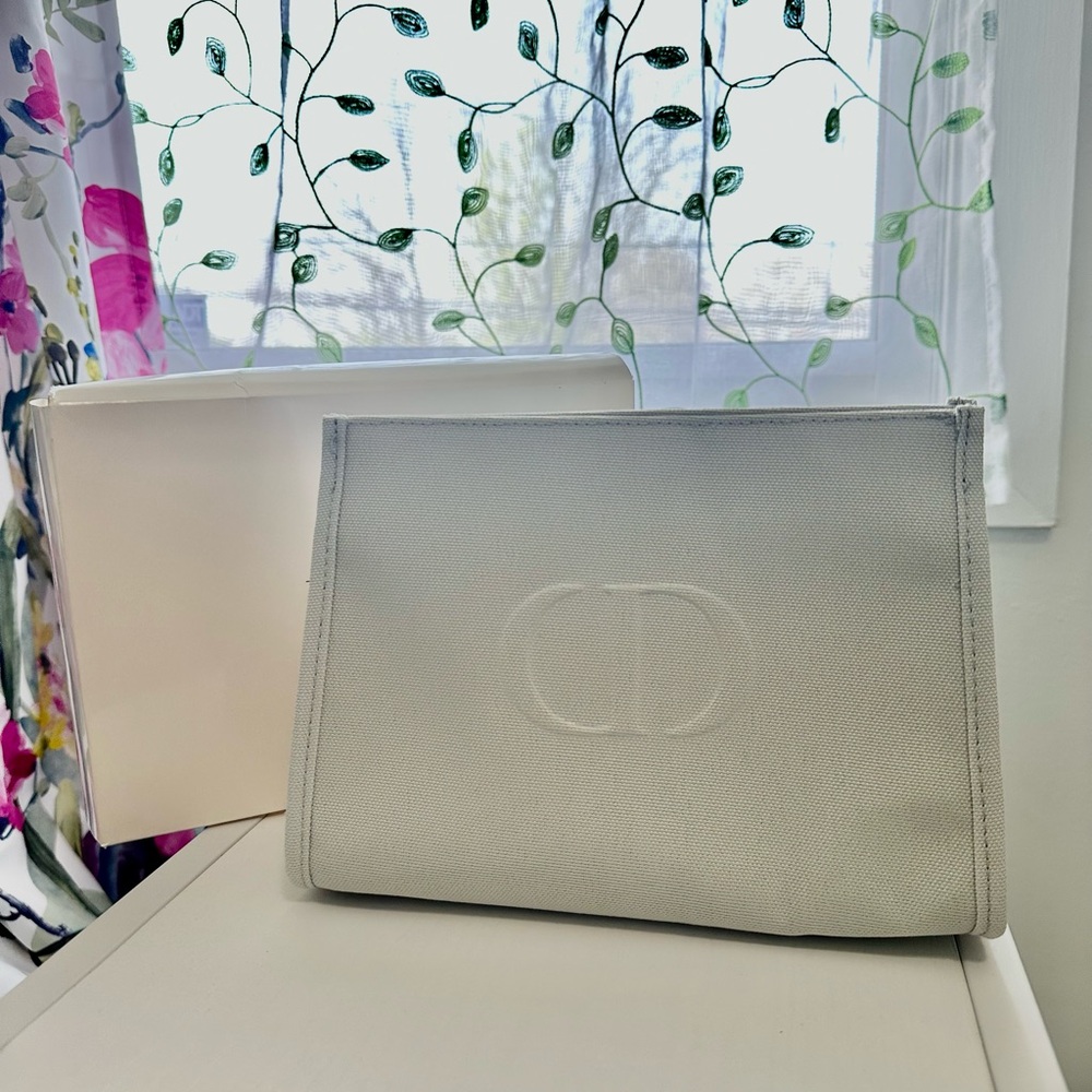 Dior Cosmetic Bag (Off-White)